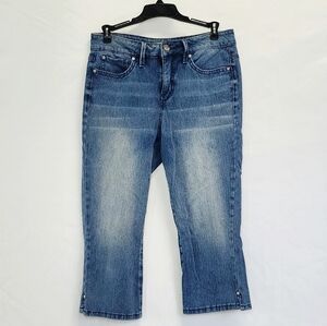 Code Bleu cropped straight leg jeans